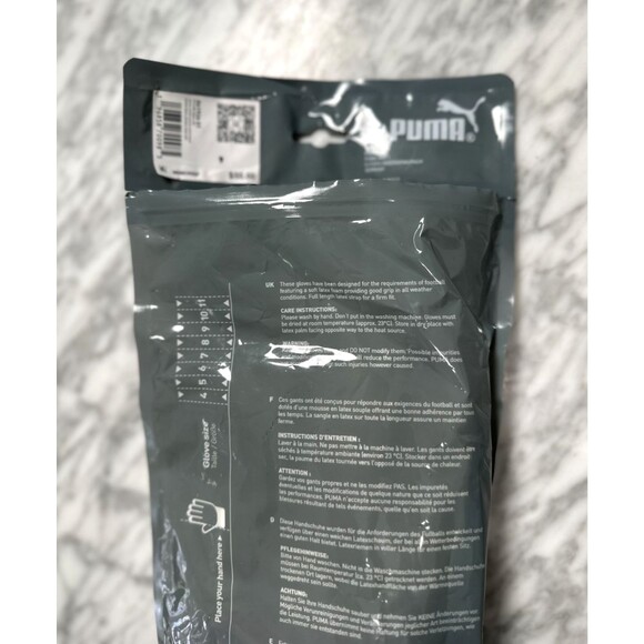 Puma Goalkeeper Football Soccer Gloves Unisex Size 9 041926 01 White NEW - Picture 4 of 5